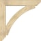 Ekena Millwork Thorton Slat Rough Sawn Bracket w/ Offset Brace, Douglas Fir, 8"W x 44"D x 44"H BKT0806X44X44THR06RDF - alternate 3